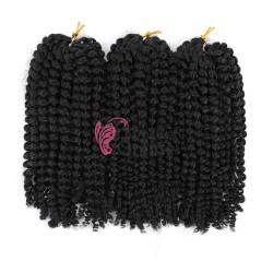 Codite de par Afro Marley de 20 cm MLY002 Crochet Braids Brunet